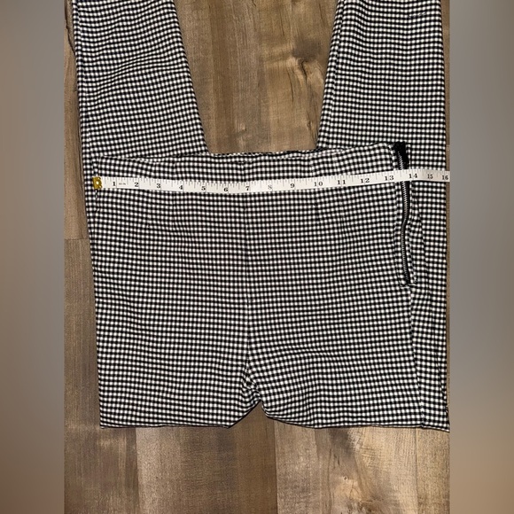 Zara Women’s Houndstooth Trousers in Black & White Size Large - Picture 4 of 7
